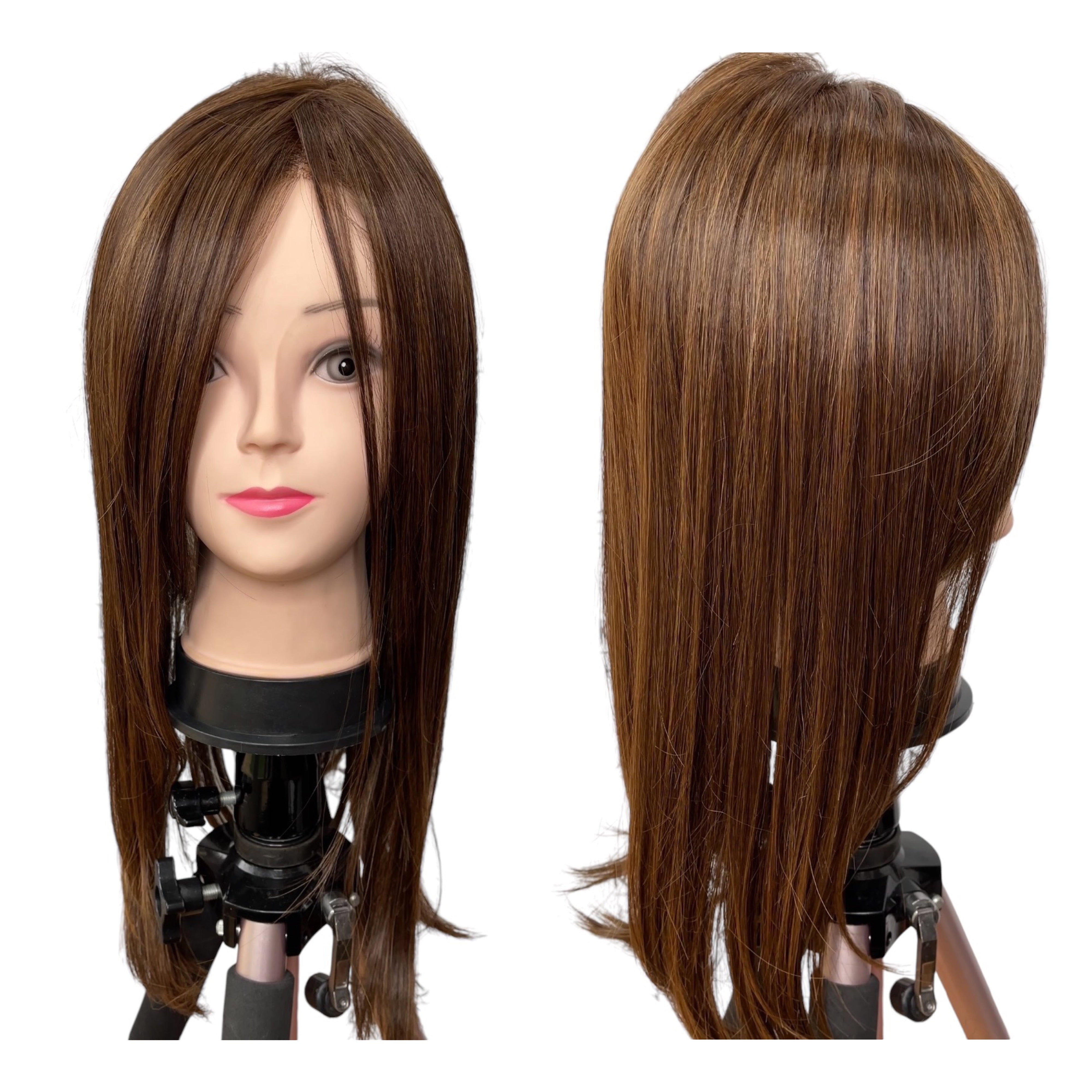 Lace Front Mono Top Straight 18" topper - English Toffee - Belle Tress Cafe Collection *CLEARANCE*