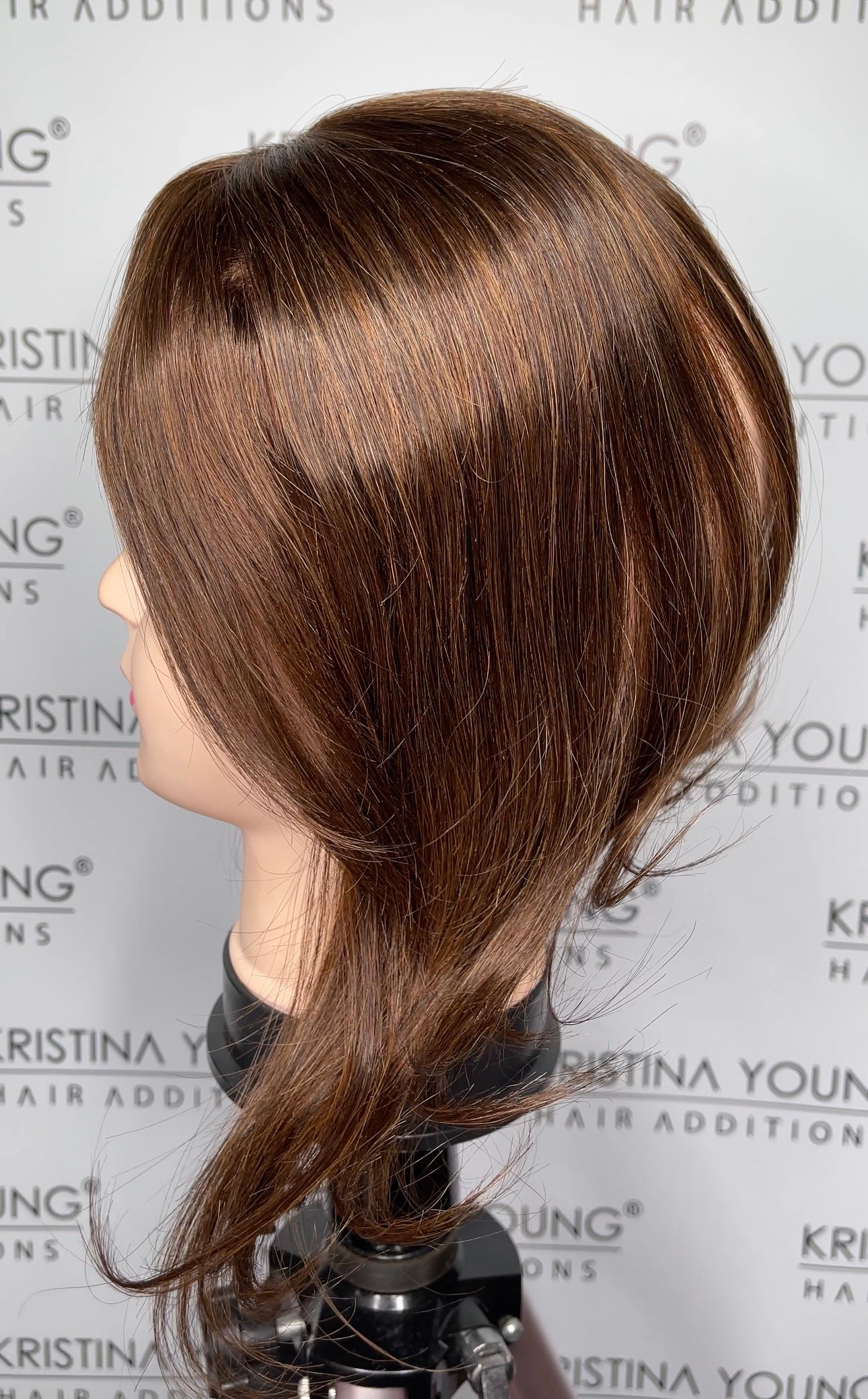 easiFringe Human Hair clip-in fringe piece - Jon Renau Topper Collection - 6RN (Natural Brown) *CLEARANCE*