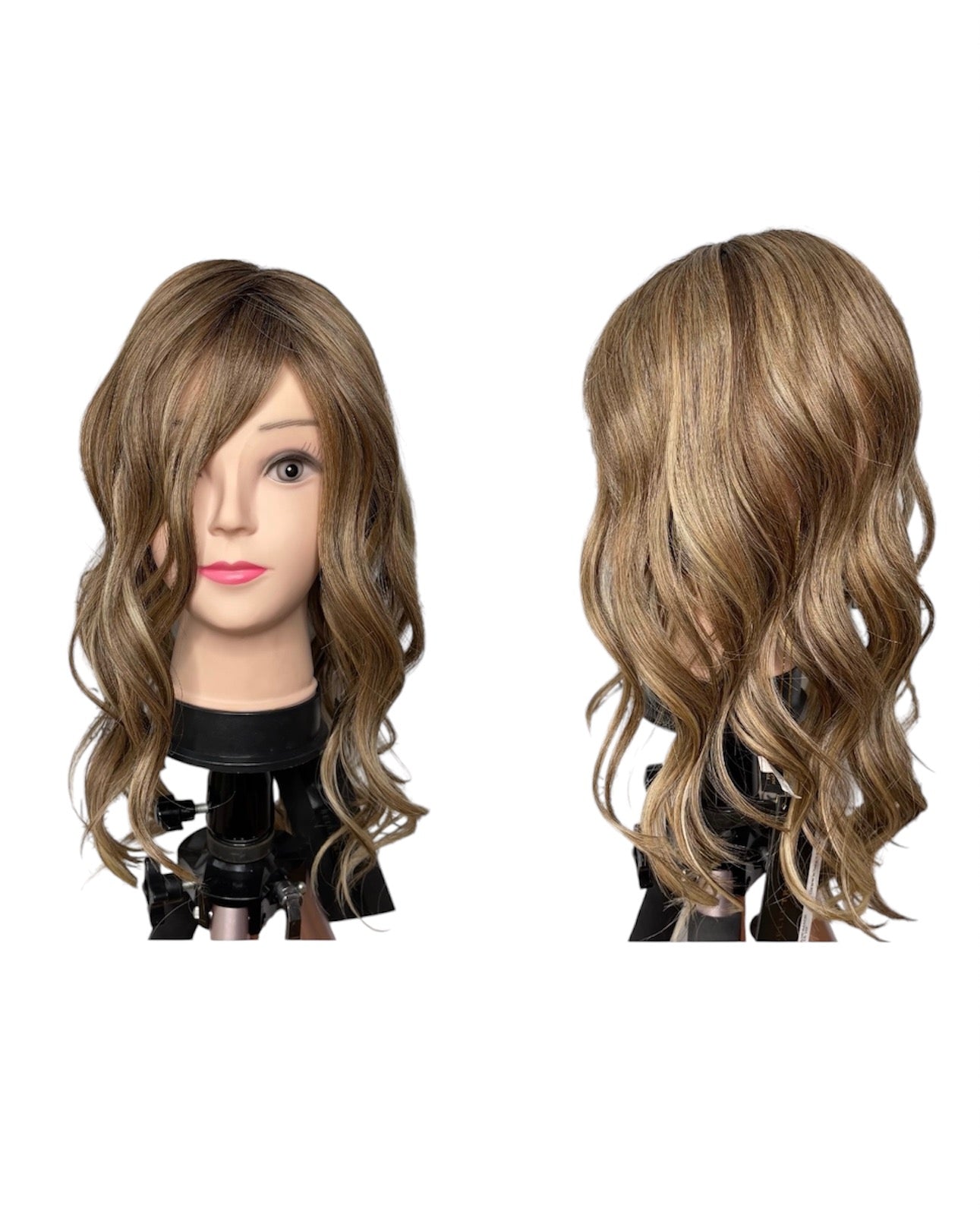 Premium 100% Handmade Topper 18" Wave - BrownSugar SweetCream - Belle Tress Cafe Collection *CLEARANCE*