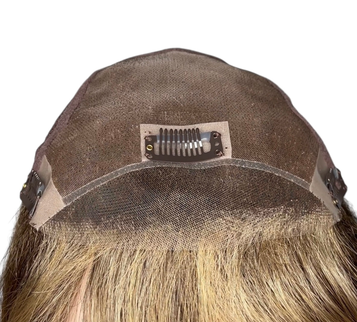 Top Coverage Wavy 12” - Jon Renau Topper Collection - 24B18S8 (Shaded Mocha) *CLEARANCE*