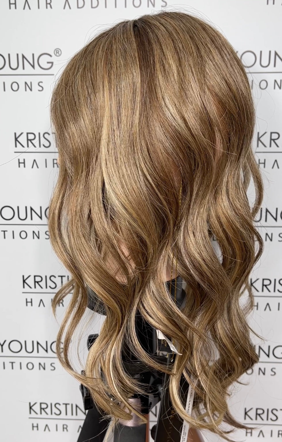 Premium 100% Handmade Topper 18" Wave - BrownSugar SweetCream - Belle Tress Cafe Collection *CLEARANCE*