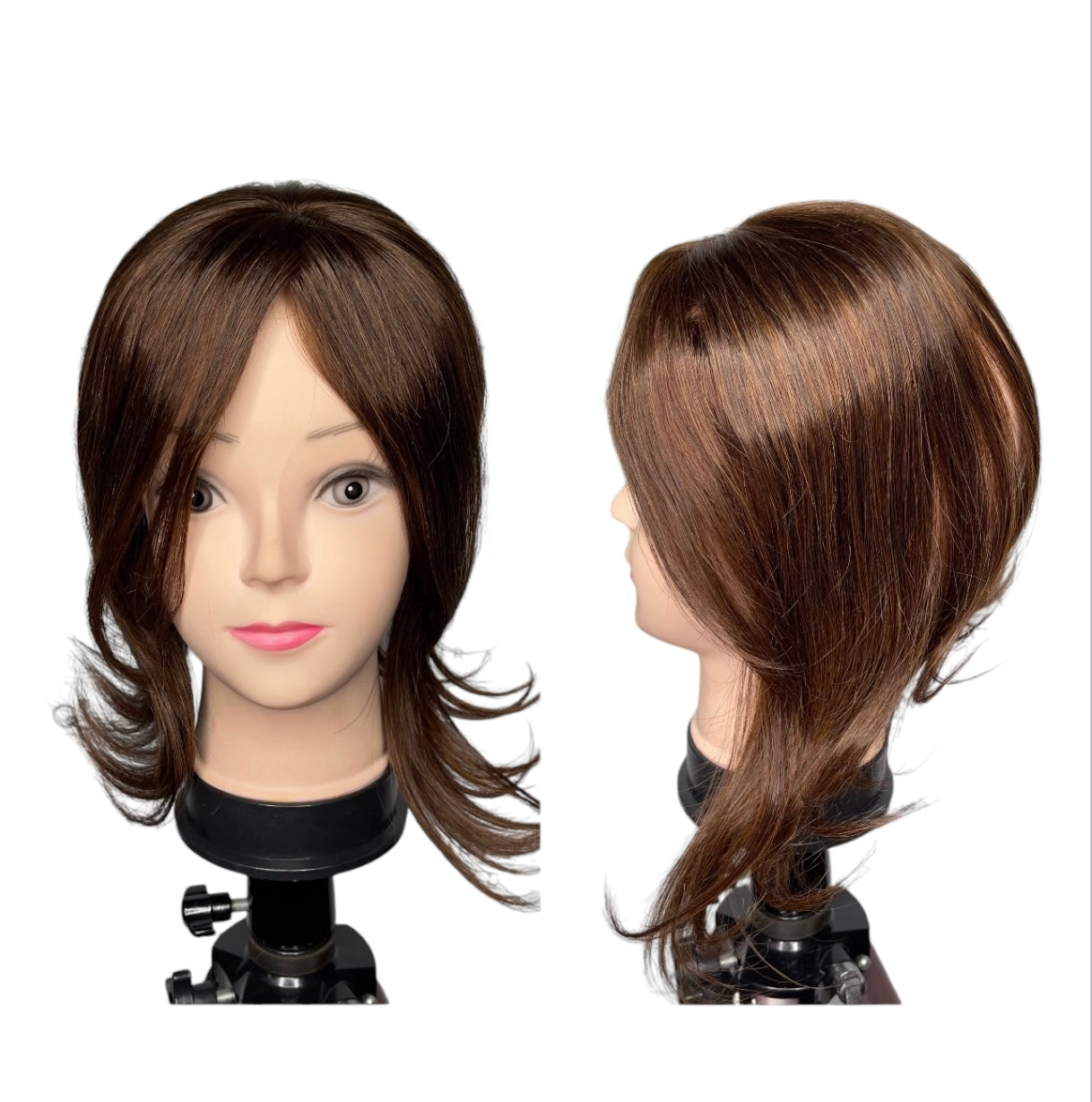 easiFringe Human Hair clip-in fringe piece - Jon Renau Topper Collection - 6RN (Natural Brown) *CLEARANCE*