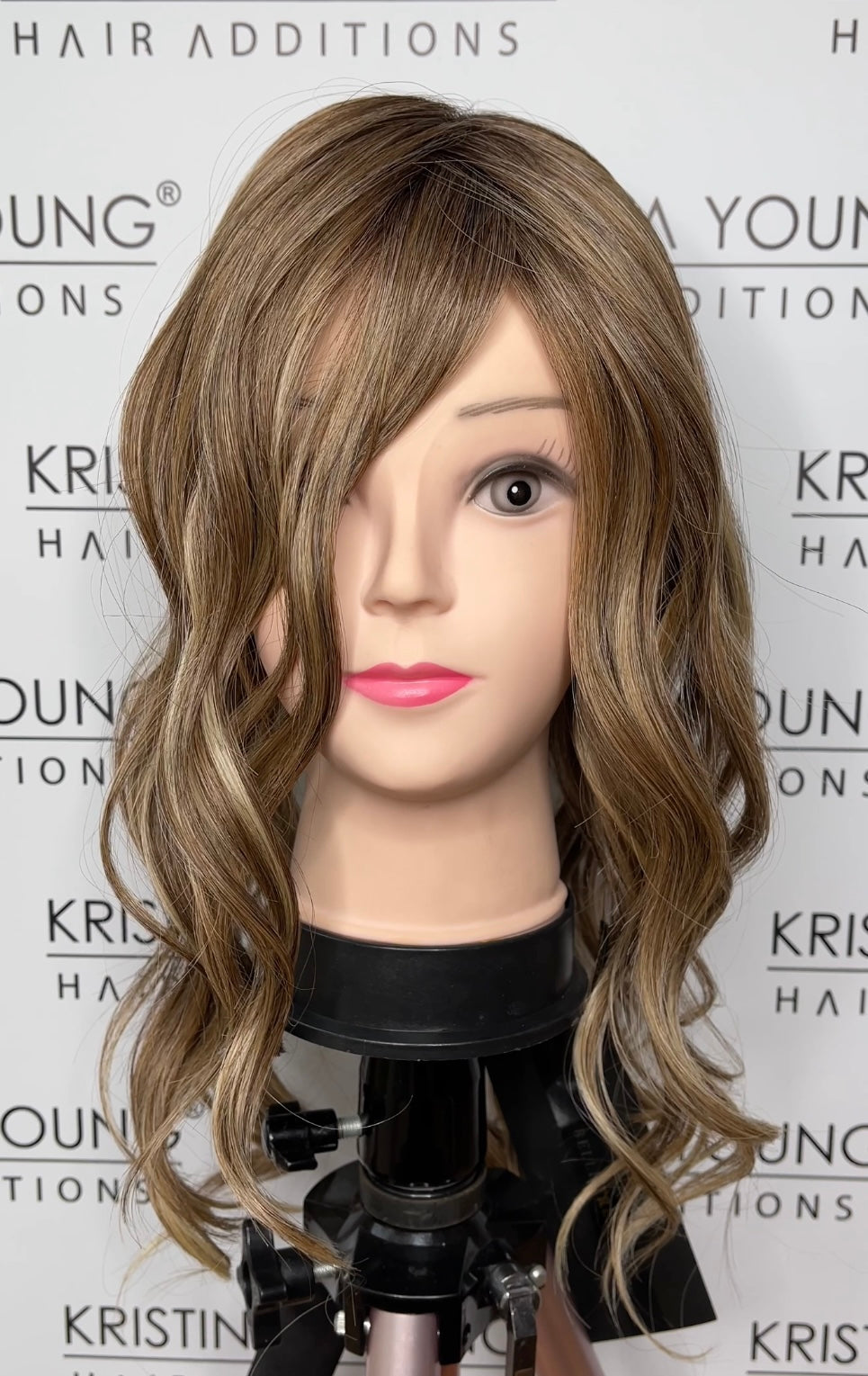 Premium 100% Handmade Topper 18" Wave - BrownSugar SweetCream - Belle Tress Cafe Collection *CLEARANCE*