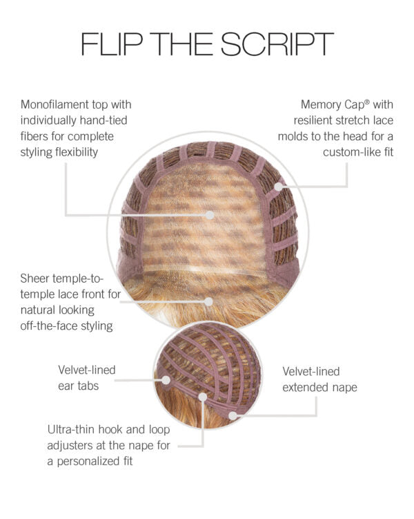 Flip The Script wig - Raquel Welch Signature Collection