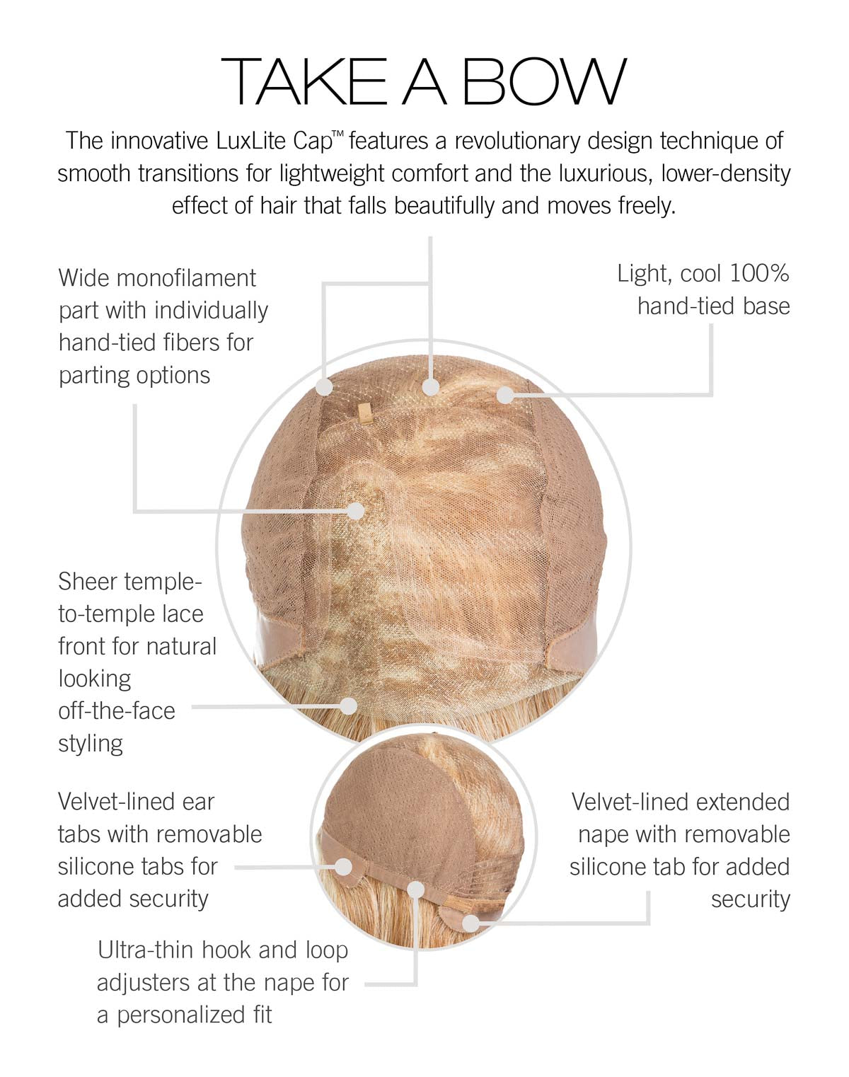 Take A Bow wig - Raquel Welch Sheer Luxury Collection