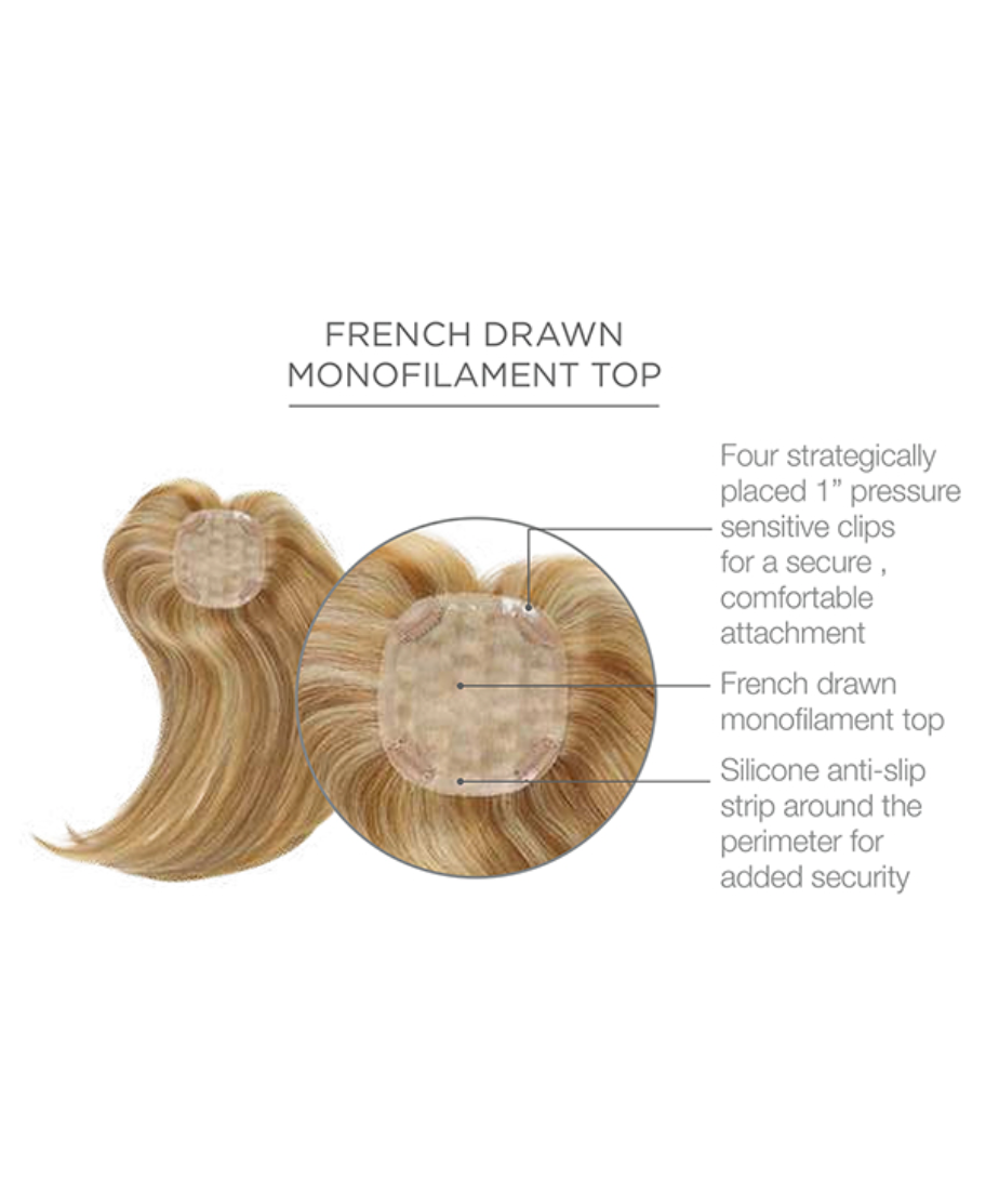 Indulgence human hair topper - Raquel Welch Transformations Top Pieces