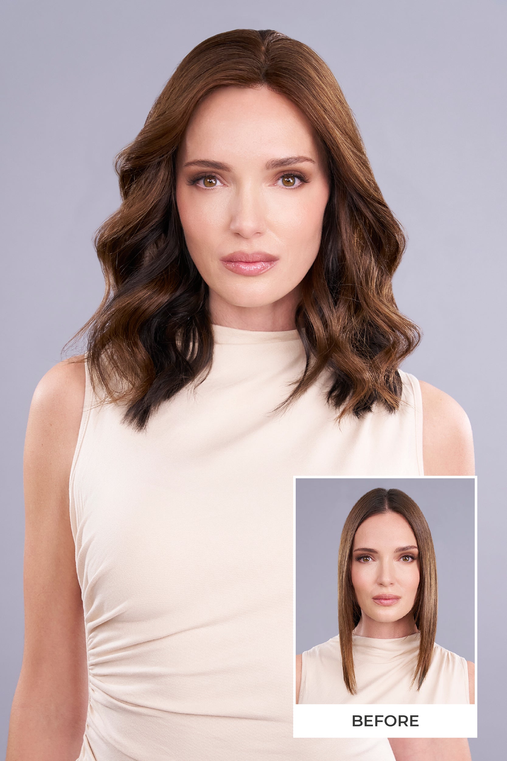 Top Form Lace 14” human hair - Jon Renau Topper Collection