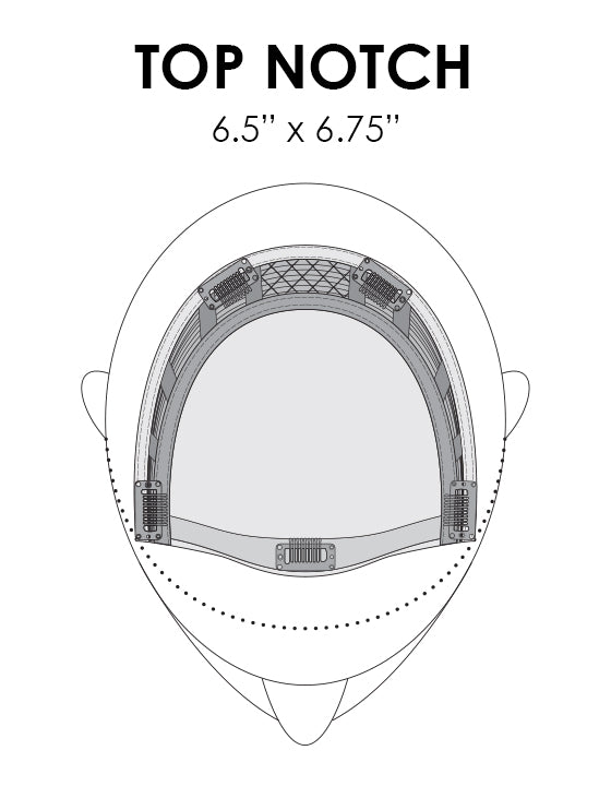 Jon Renau Top Notch topper size