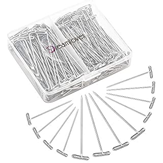 Wig Pins For Mannequin Head, Pins For Wig Head, T Pins For Wigs, 100 Pack,  1.5 Inches And 2.0 Inches