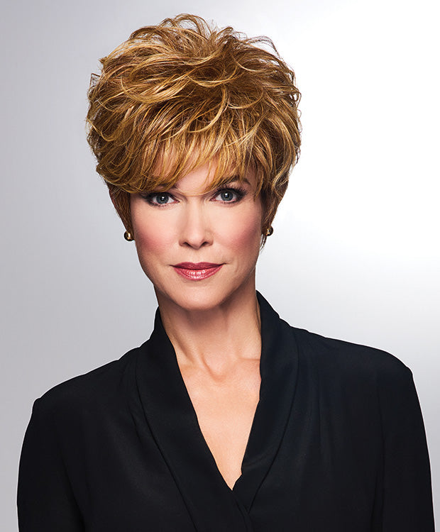 Hairdo Full Fringe Pixie synthetic wig R11S+ Glazed Mocha 