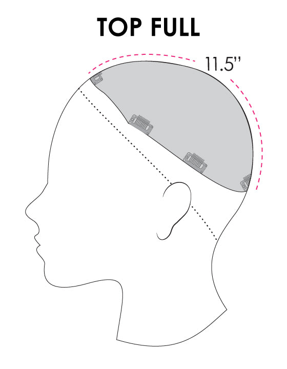 Jon Renau Top Full topper size