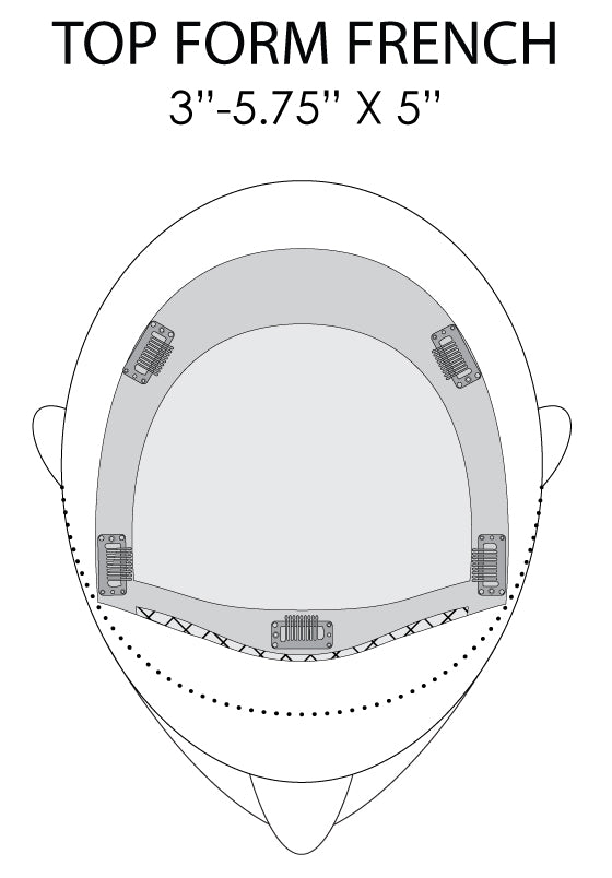 Jon Renau Top Form French topper size