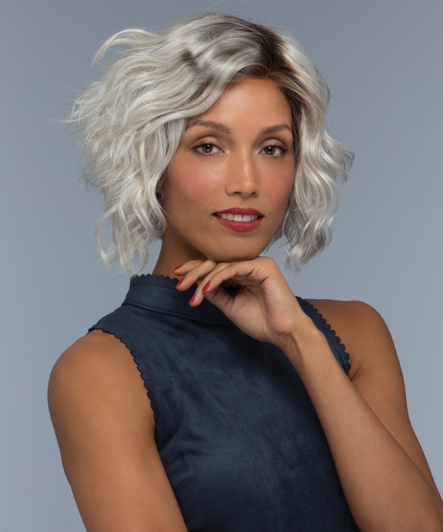 Estetica Designs Wynter synthetic wig Silversun RT8