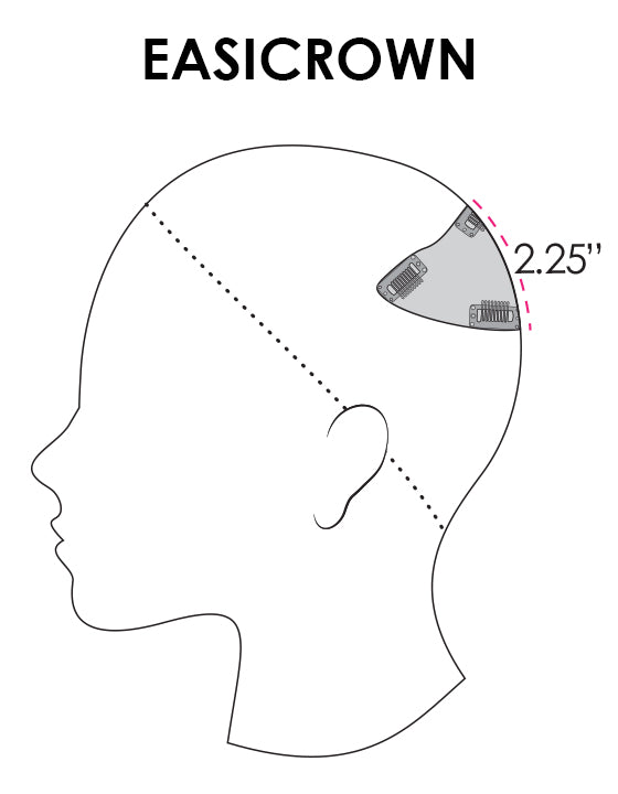 Jon Renau easiCrown base size