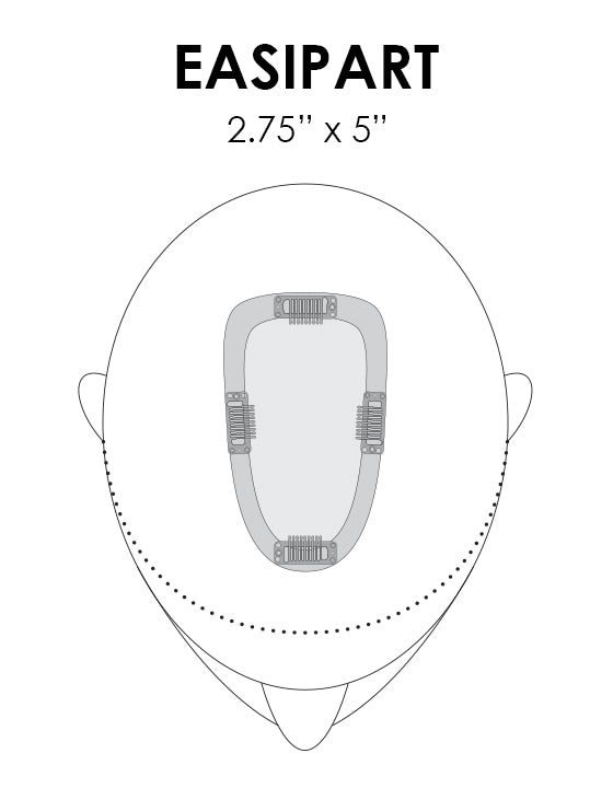 Jon Renau easiPart topper size