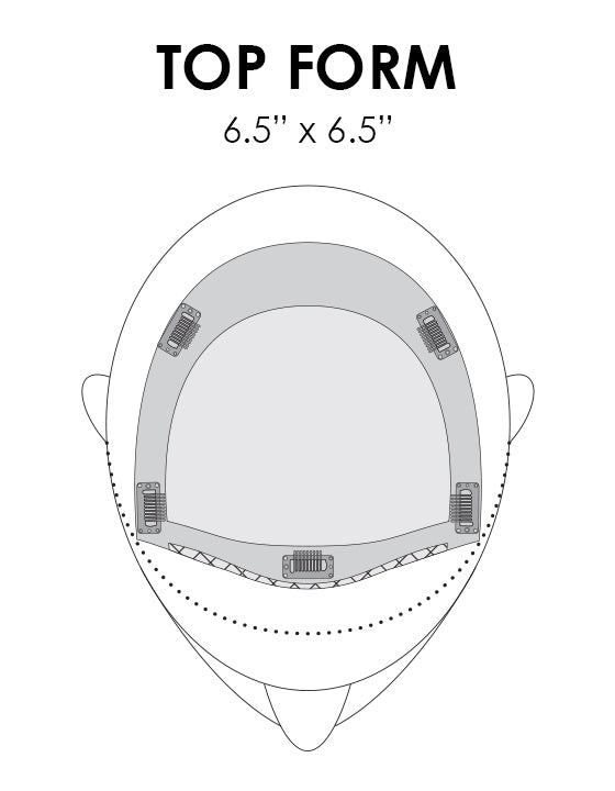 Jon Renau Top Form topper size
