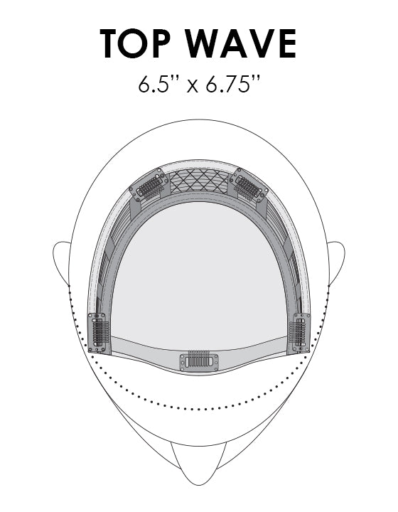Jon Renau Top Wave topper size